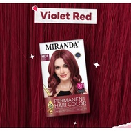 MIRANDA HAIR COLOR MC-8 VIOLET RED hair color cat rambut