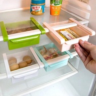 Refrigerator Shelf Rack Holder Kitchen Slide Fridge Freezer Space Saver Organizer Storage Rack Pull-