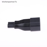 kit7c 2Pcs IEC C14 to C7 Adapter, 3-Pin to 2-Pin AC Power Plug Converter KNE