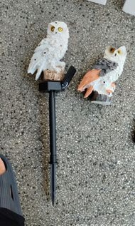 太陽能插地貓頭鷹夜燈（Solar-powered owl night light）