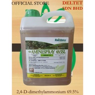 [4L] AMINESPRAY 69.5SL - 2,4-D-dimethylammonium 69.5% /kuat pada cap lain amine/untuk rumput rumput 