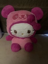 FuRyu 熊貓 Hello Kitty 巨大毛公仔