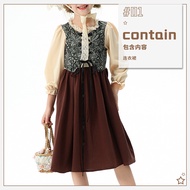 Halloween Childrens Clothing European And American Ethnic Retro Court Medieval Pastoral Style Farm G