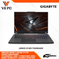 GIGABYTE AORUS 15 XE5-73SGB34GH Laptop(15.6'' QHD 165HZ)(ADL I7-12700H)(RTX3070TI)(8GB GDDR6)(8GB* D