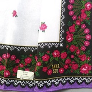Anna Sui 復古手帕女式手帕花卉 20x 20 英寸
