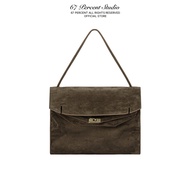 67PERCENT/67% Foldable Suede Handbag - KELLY BAG