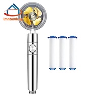 Water Saving Shower Head Vortex Shower Head Filter Removable Propeller Drive Shower Head