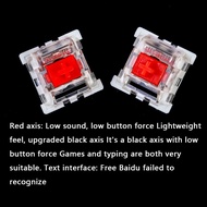 LAD  10PCS Switches Mechanical Keyboard Blue Brown Red Key Switch For CIY Sockets SMD 3pin Thin Pins Compatible With MX Switch n