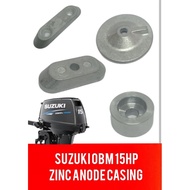 SUZUKI OBM 15HP Zinc Anode Set 55321-90L00-S (original/oem) # 2 stroke outboard engine part