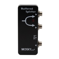 One Input and Two Outputs Buffer Multi-Function Splitter Electric Guitar Electric Bass Effect