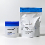 MEDICUBE Zero Pore Pad 2.0 155g × 2, AHA BHA Toner Pads, Pore Care & Exfoliating Facial Pads