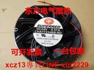 現貨.CHA17224BB-RD 臺灣千紅 17251 24V 0.5A 17厘米變頻器散熱風扇