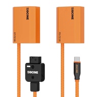 Extendable Power Adapter Cable NP-FZ100 Dummy Battery to D-Tap Connector Adapter Type-C for Sony A7I