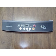 ORIGINAL USED SHARP WASHING MACHINE PCB BOARD WITH COVER FOR SHARP MODEL ESX805, ESX905