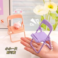 Portable Mini Mobile Phone Stand ELVEV Plastic+ABS Desktop Chair Stand Adjustable Macaron Color Hold