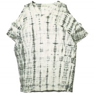 BLACK CRANE 美國製造紮染露肩上衣 (1617-399-2947) M OFF WHITE 超大 T 卹 [二手] [BLACK CRANE]