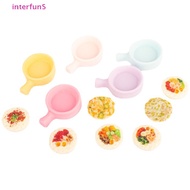 [InterfunS] 5PCS Doll house kitchen scene decoration makarone pot instant noodles [NEW]