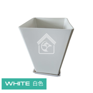 [FREE TRAY] myPOT Square Thick Flower Pot Indoor Outdoor Office Deco | Pasu Besar Segi Empat 方形大花盆