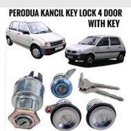 Perodua Kancil 660 850 Key Lock Set Ignition Barrel Door Lock Lid Lock Key mira L5 L3 L2