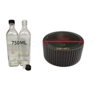 [ SHIP IN 24 HRS] Glass Bottle Inner Insert Stopper Screw Plastic Cap 300ml 750ml 21mm 32mm 28mm Bot