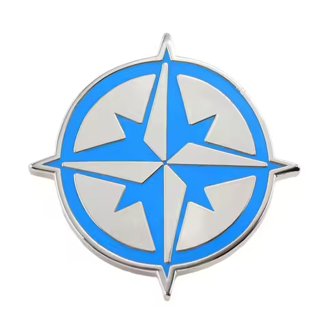 BanGDream Ras Roselia Mygo North Star Logo Enamel Brooch Anime Girl Band Lapel Pin Inspired Peripher