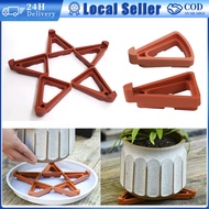 Stackable Flower Pot Feet Indoor/Outdoor Plant Flower Pot Feet Stand Essential Garden Tool Kaki Pasu