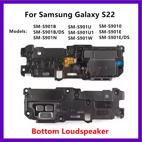 Loudspeaker For Samsung Galaxy S22 5G SM-S901B S901E/DS S901U S901 Bottom Loud Speaker Buzzer Ringer