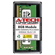 A-Tech 8GB RAM Replacement for Samsung M471A1G44AB0-CWE | DDR4 3200MHz PC4-25600 1Rx16 1.2V SODIMM 2