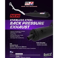 UMA RACING Y15ZR STAINLESS STEEL BACK PRESSURE EXHAUST PIPE