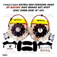 PROTON PERSONA GEN2 SATRIA NEO AP RACING DISC BRAKE CALIPER SET 4POT DISC 300MM CP5200 (rim 16" Up) 