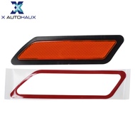 X AUTOHAUX แผ่นสะท้อนแสงกันชนด้านข้างคนขับ1ชิ้นตัว No.63147274521/กันชน BM2554102ตัวสะท้อนแสงด้านข้า