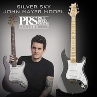 【又昇樂器】簽名款 PRS SE John Mayer Silver Sky Overland Gray 楓木 電吉他