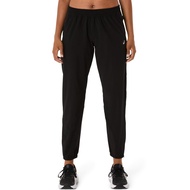 ASICS : 2012D143.001 ASICS SILVER WOVEN PANT WOMEN RUNNING ผู้หญิง กางเกงขายาว ของแท้  PERFORMANCE B