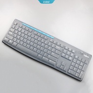 Silicone Keyboard Cover for Logitech MK295 MK275 MK200 MK260 MK270r K270 Dustproof Keyboard Case/Ski