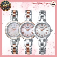 Seiko Selection SWFH090/ SWFH089 Women's Solar Radio - Controlled Bracelet Watches Sakura Edition