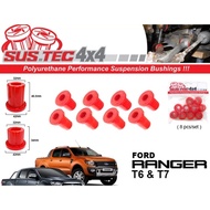 Ford Ranger T6/T7 Sustec 4x4 Polyurethane Performance Suspension Spring Shackle Upper & Spring Eye R