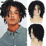 Dreadlock Wig for Men 12 Inch Short Dreadlock Wigs Wear and Go for Daily or Party