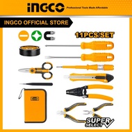 11pcs TOOLSET TOOL PERKAKAS ELEKTRIK LISTRIK SET INGCO HKETS0111