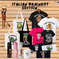 CUSTOM TEXT TOTEBAG ITALIAN BRAINROT EDITION | BEG CANVAS ITALIAN BRAINROT