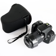 Neoprene Soft Case Velour Waterproof Camera Bag for Canon EOS 200D Mark II 250D 4000D 3000D 2000D 1500D 1300D 1200D 18-55mm Lens
