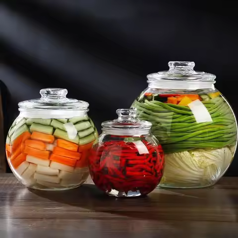 Traditional Fermenting Kit Crock with Airlock Lid Pickle Jar for Pickles Kimchi Sauerkraut Wine Brew