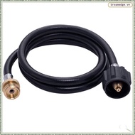 [dreamedge] 4ft Propane Hose Adapter 1lb to 20lb, Convert Propane Tank for Buddy Heater/ Q Grill/ St