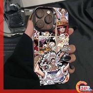 One Piece iPhone Case Funny Cartoon Soft Cover Casing