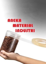 New Isolasi Lakban Segel Toples Kue Kering Roll Jumbo 50 Meter Lebih