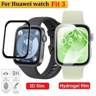 3D Full Covered Huawei Watch Fit 3 Screen Protector Huawei Watch Fit3 Film Explosion-proof HD Clear Huawei Fit 3 Film Hydrogel Protective Huawei Watch Fit3 Screen Protector