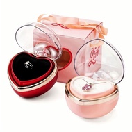 New Style Love Rose Jewelry Necklace Box Tanabata Valentine's Day Gift Ring Box Open Lid Rotating Su