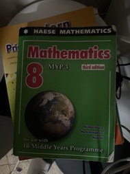 Haese Mathematics 8 MYP 3 Third Edition