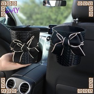 Car Trash Bin Car Trash Bin Premium Leather Material Multipurpose Car Storage Box