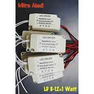 LED Driver 8-12*1 Watt Plastic Casing