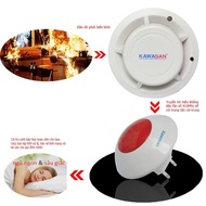 Bộ báo cháy tự động Kawasan KW-AL21SM03 gồm đầu báo khói không dây SM03 sử dụng tần số 433Mhz kết hợ